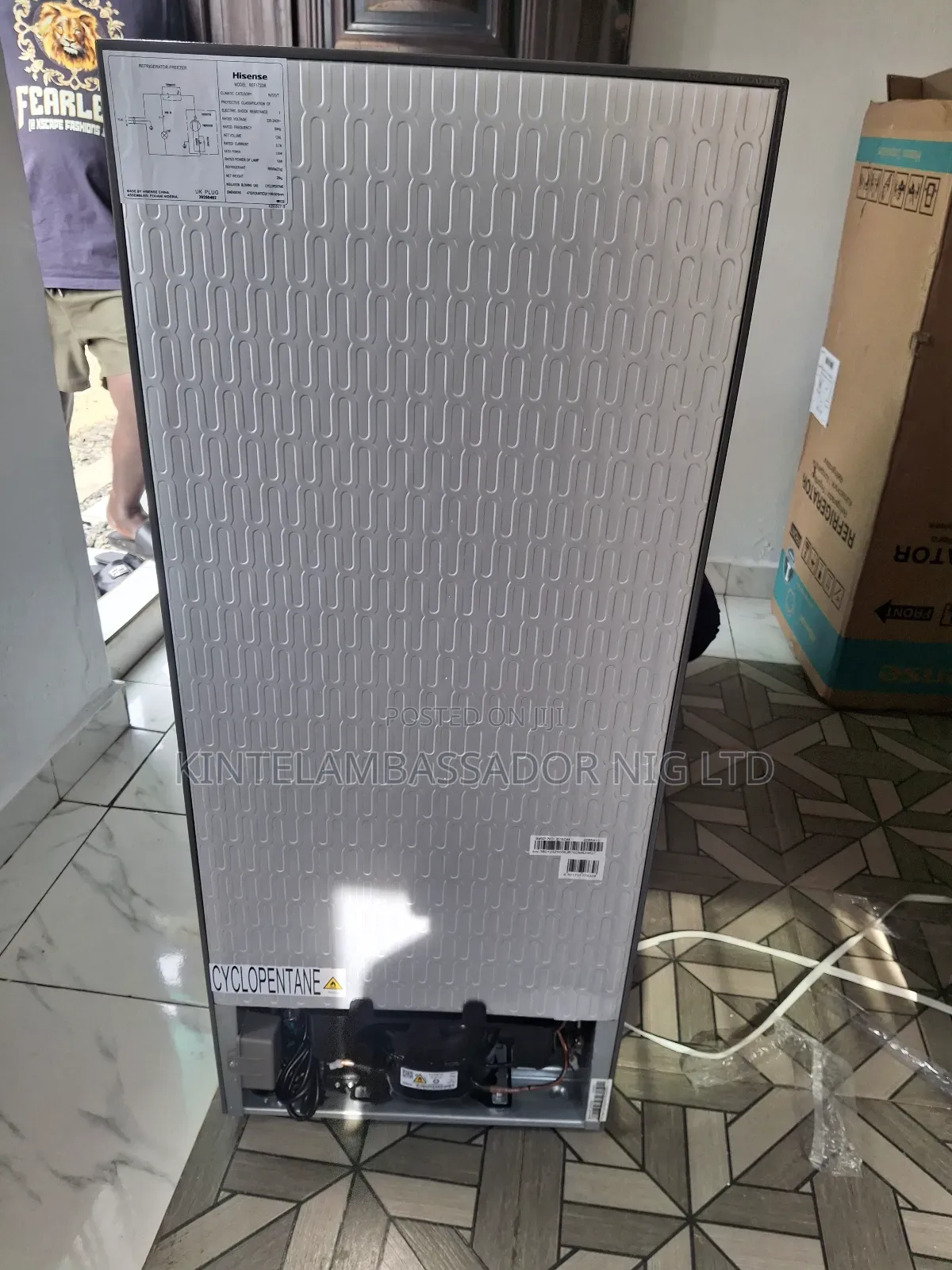 Double Door Hisense Refrigerator - 172 Dr