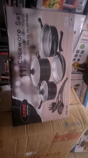 6pcs Dzire Non-Stick Coated Pot Frying Pans-2 Pots and 2pans