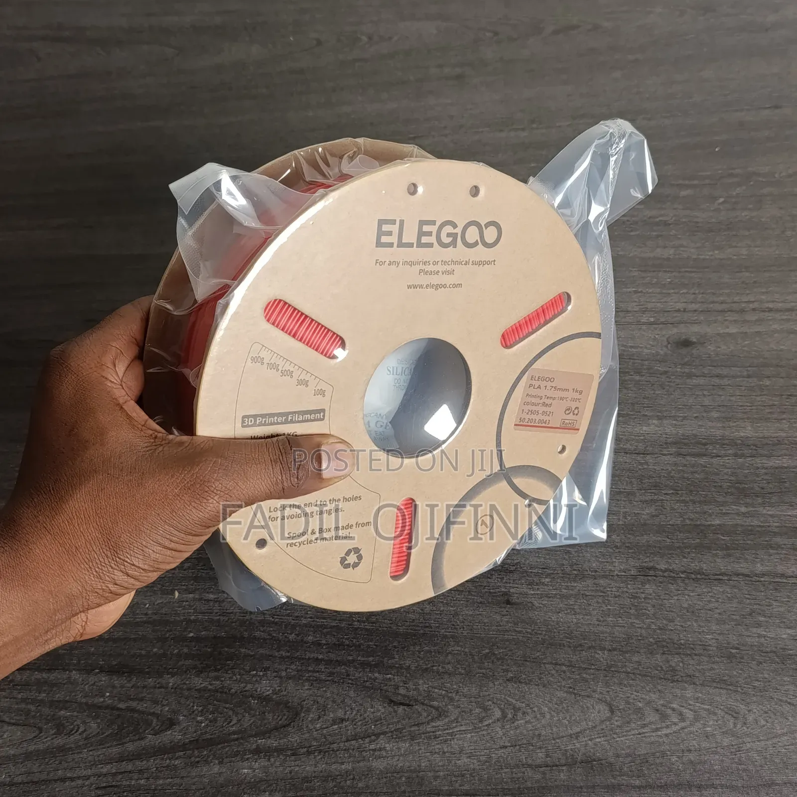 3d Printing Filament Red