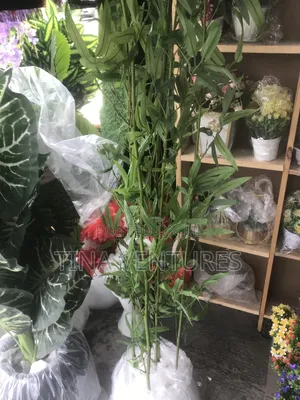 Artificial Flower and Pot Set