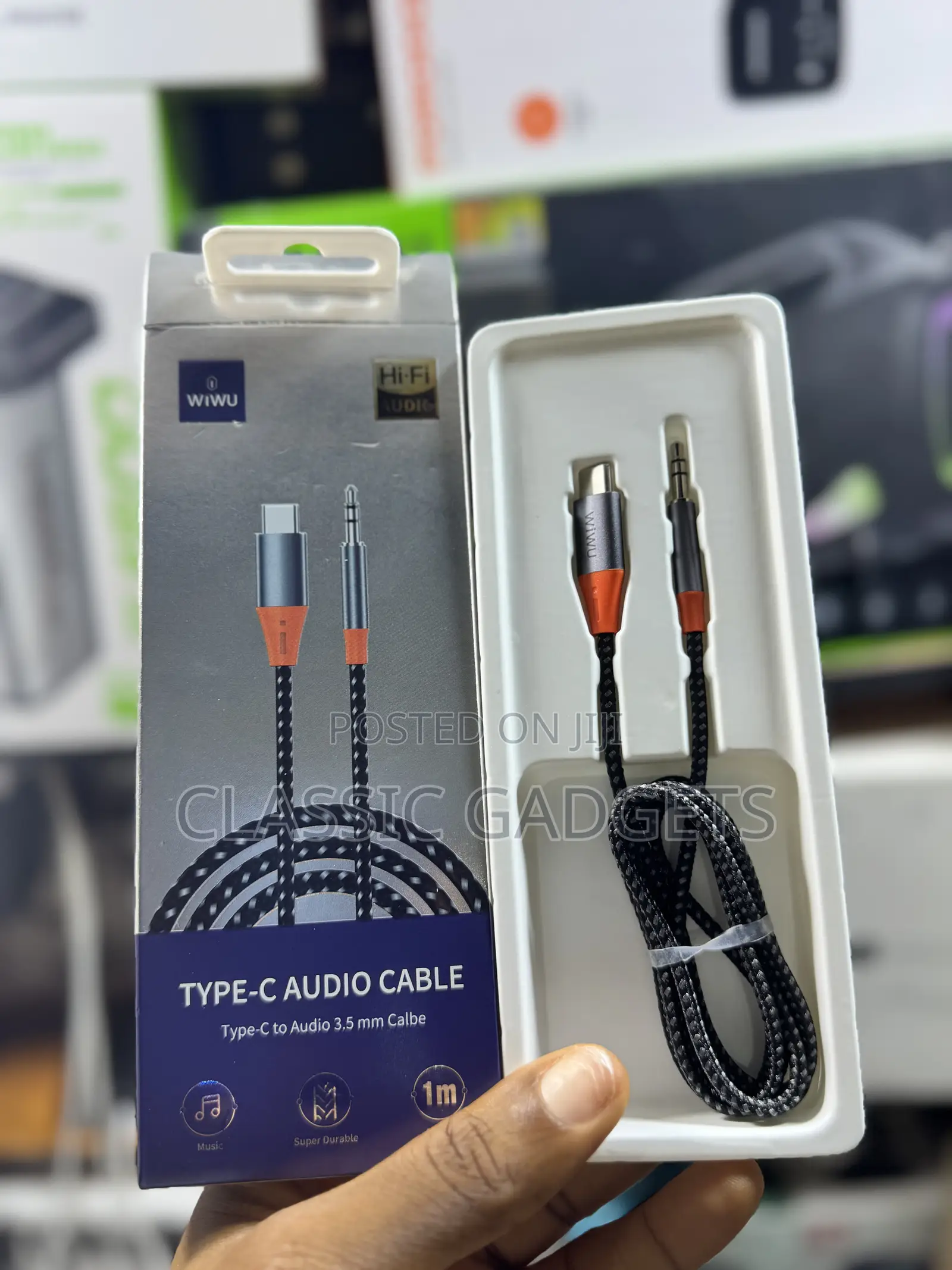 Wiwu Type-C to Audio 3.5mm 1m Cable