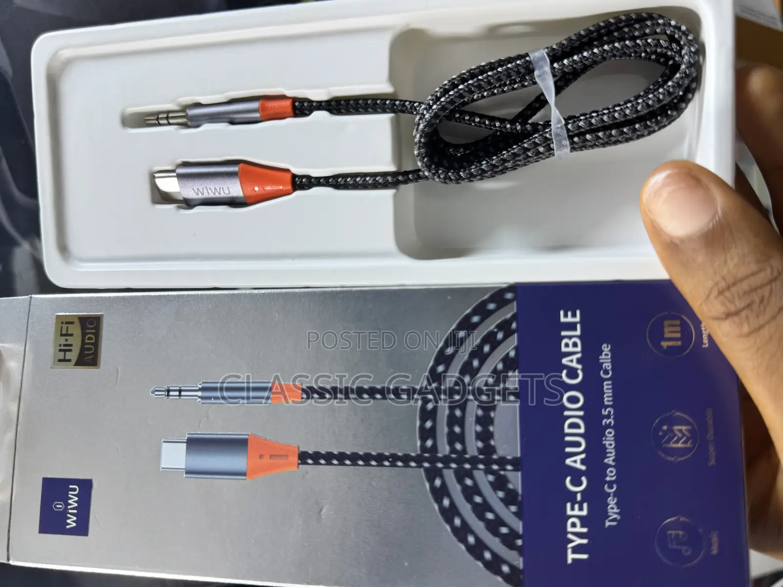 Wiwu Type-C to Audio 3.5mm 1m Cable