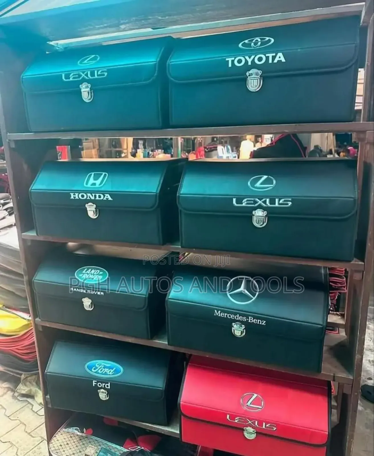 Leather Boot Organizer Box