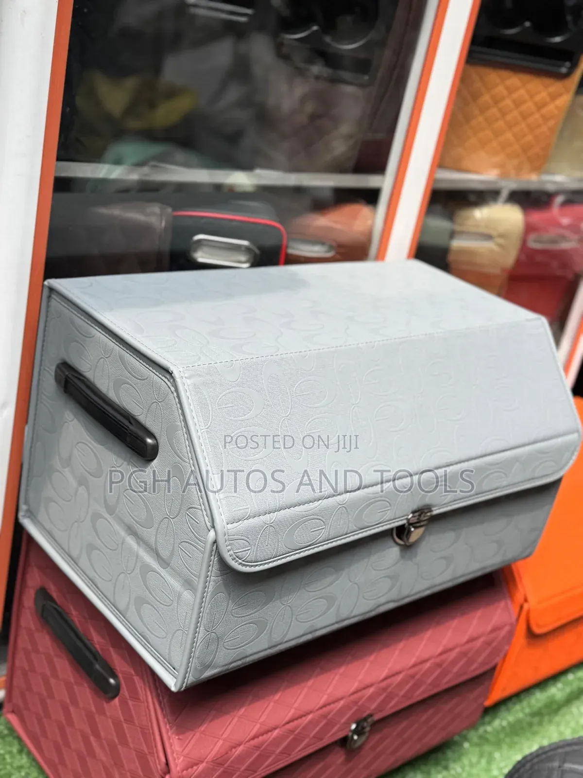 Leather Boot Organizer Box