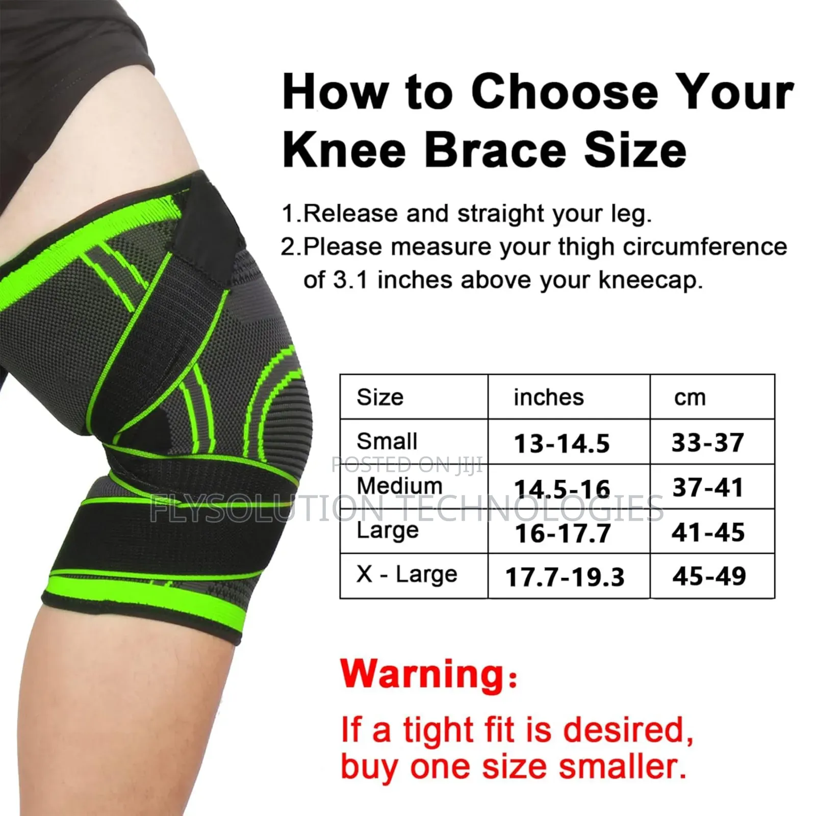 1pc Knee Support Brace for Arthritis Adjustable Sleeves Knee Support