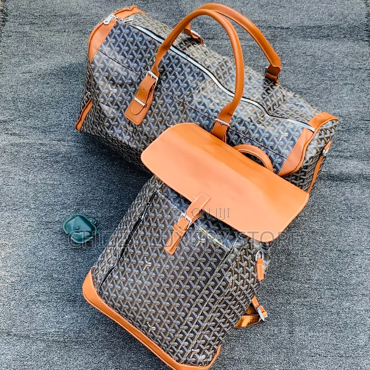 Goyard Quality Luxury Duffle Bag/Backpack