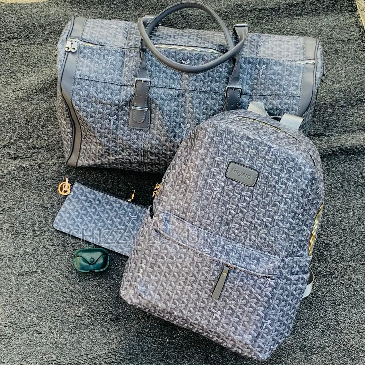 Goyard Quality Luxury Duffle Bag/Backpack