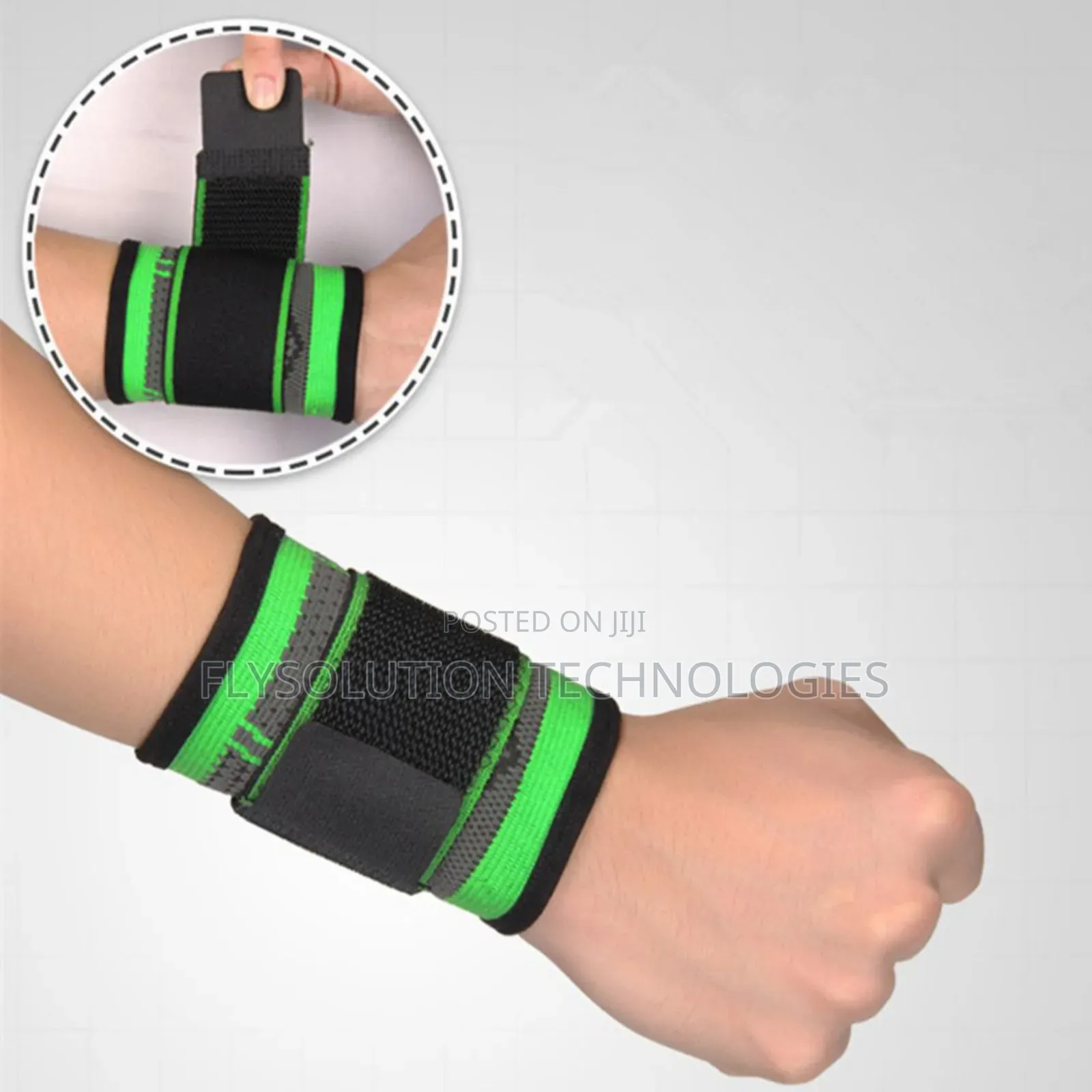 1pc Sports Wrist Brace Belt Adjustable Compression Wristband