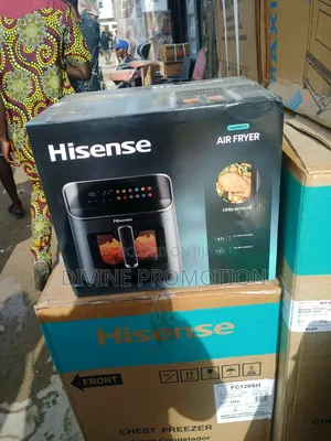 6.7 Liters Hisense Air Fryer, Black Color