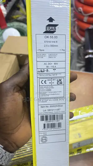 Esab Welding Electrode E7018 Vacuum Pack Ok55 2.5mm X 350