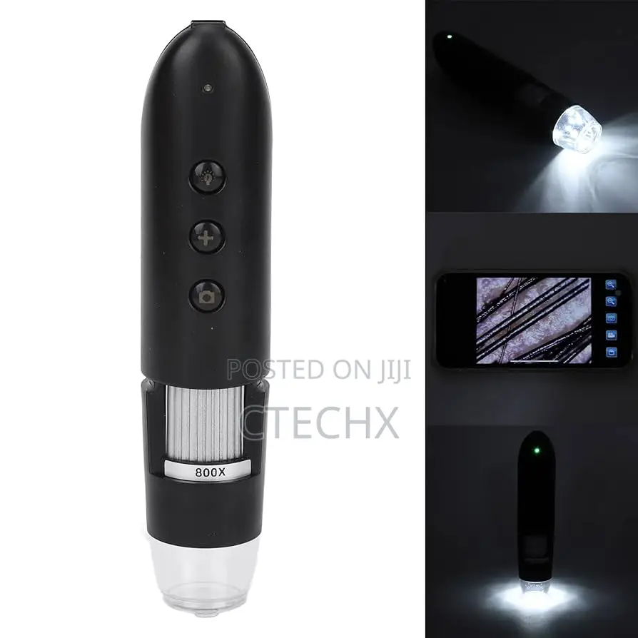 Digital Microscope, 800x Magnification Wireless Skin Scalp Detector