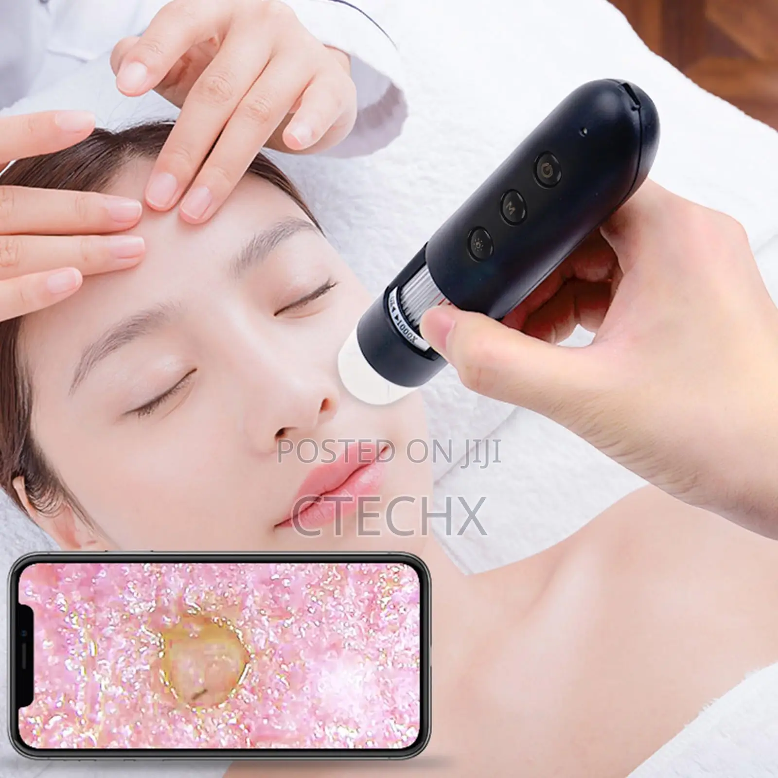 Digital Microscope, 800x Magnification Wireless Skin Scalp Detector