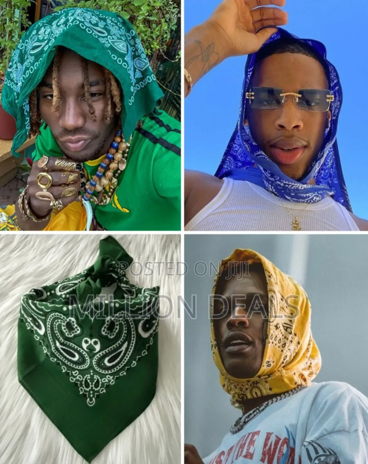 Stylish Unique Unisex Bandanna Scarf