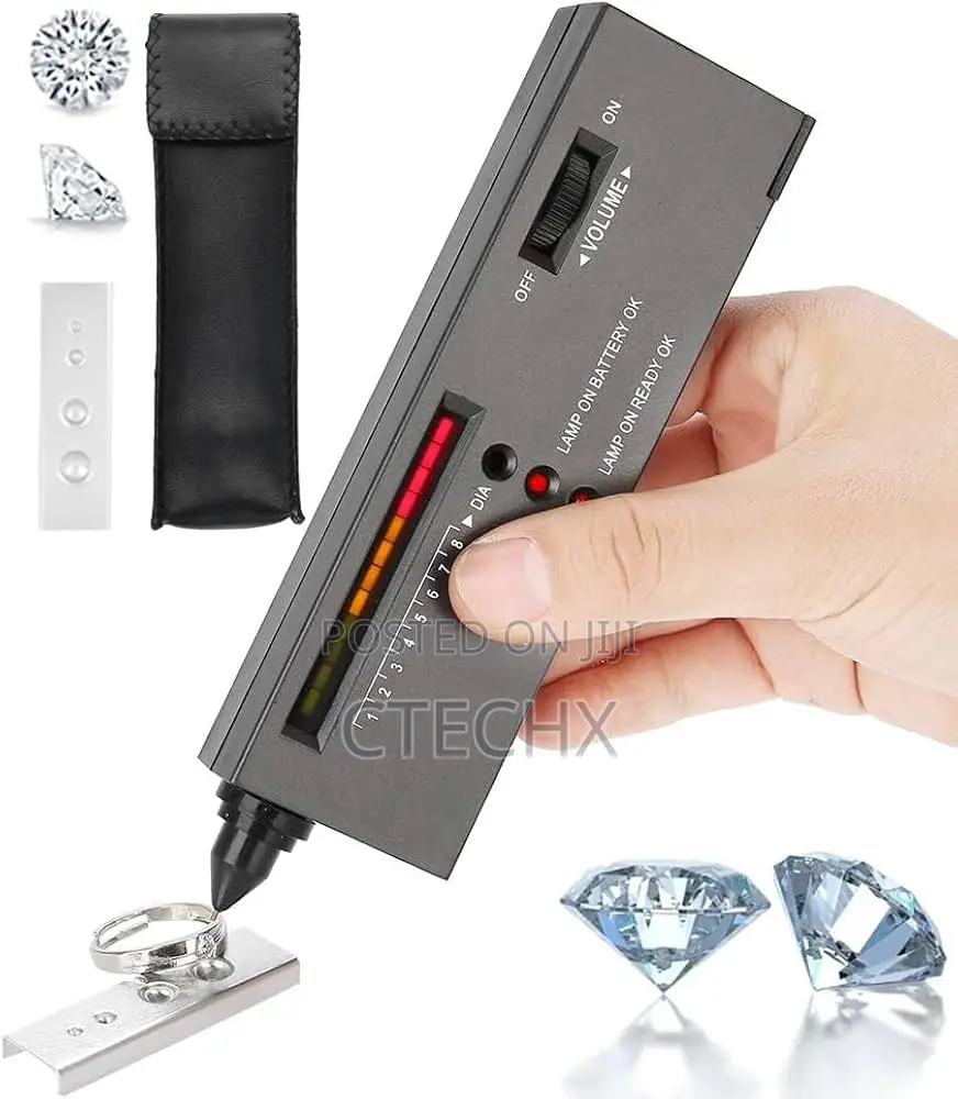 Xubx Diamond Pen - Portable Electronic Diamond Tester Selector.