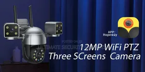 Three Lenses Wifi PTZ Speed Dome Waterproof Camera(12mp)