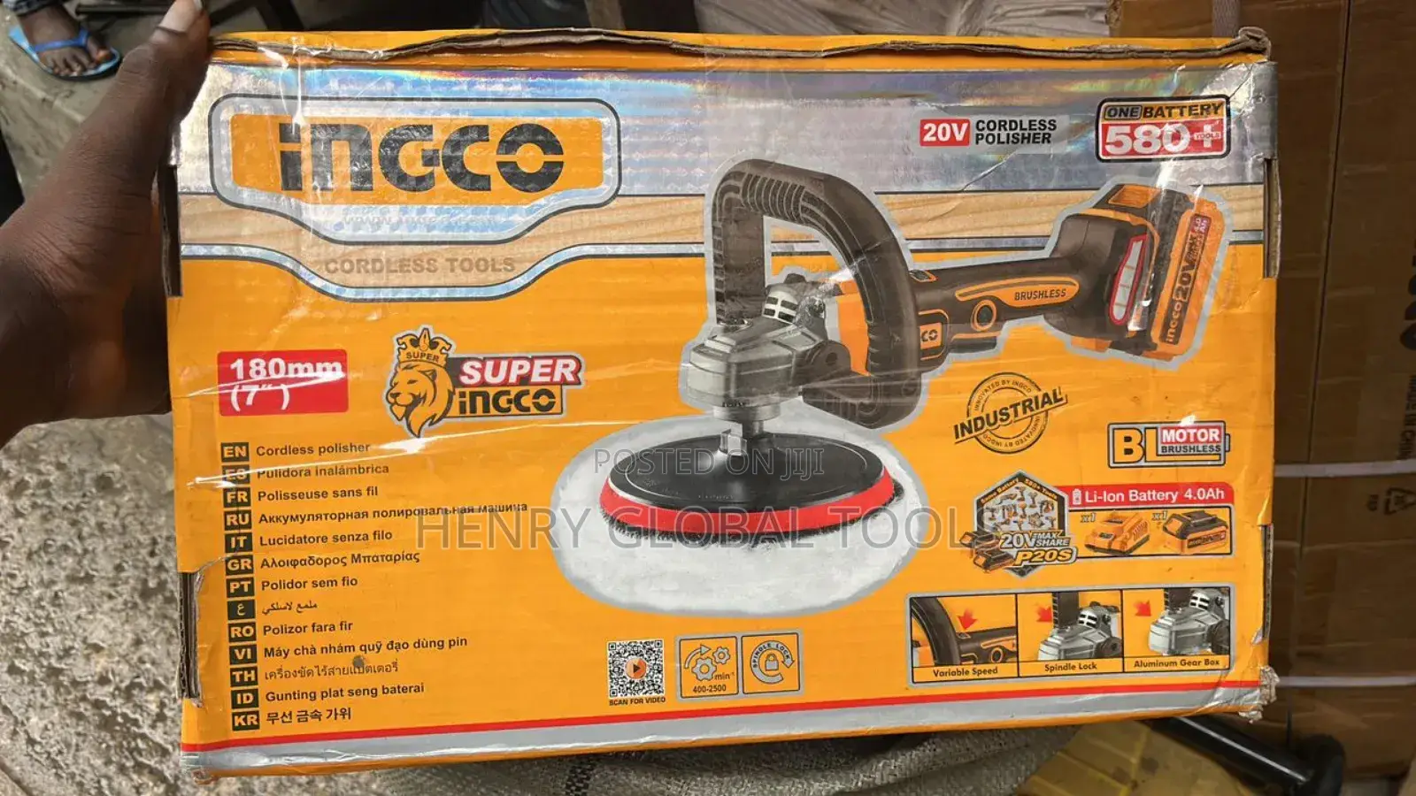 20v Ingco Battery Polisher Machine