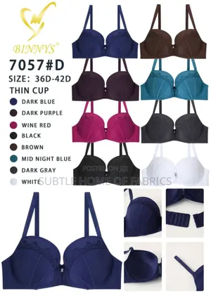 Binnys 900#D Thin Cup Bra – Full Support Everyday Comfort (36d–42d)