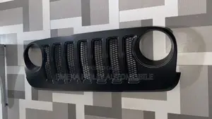 Jeep Wrangler JK Matte Black Front Grill Cover (2007–2018 Models)