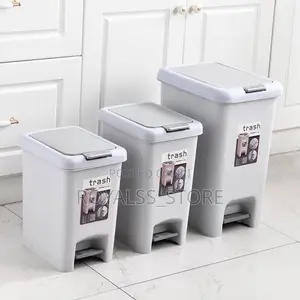 Hands-Free Foot Plastic Pedal Waste Bin (Dust Bin)