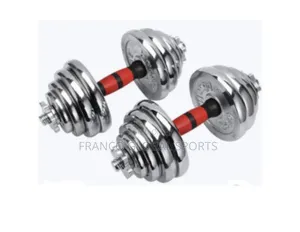 Adjustable Chrome Dumbbell Set 30kg