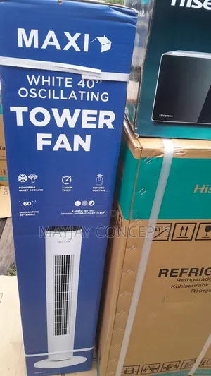 Maxi 40" Oscillating Tower Fan-Low Consumption for Solar Users-45watts