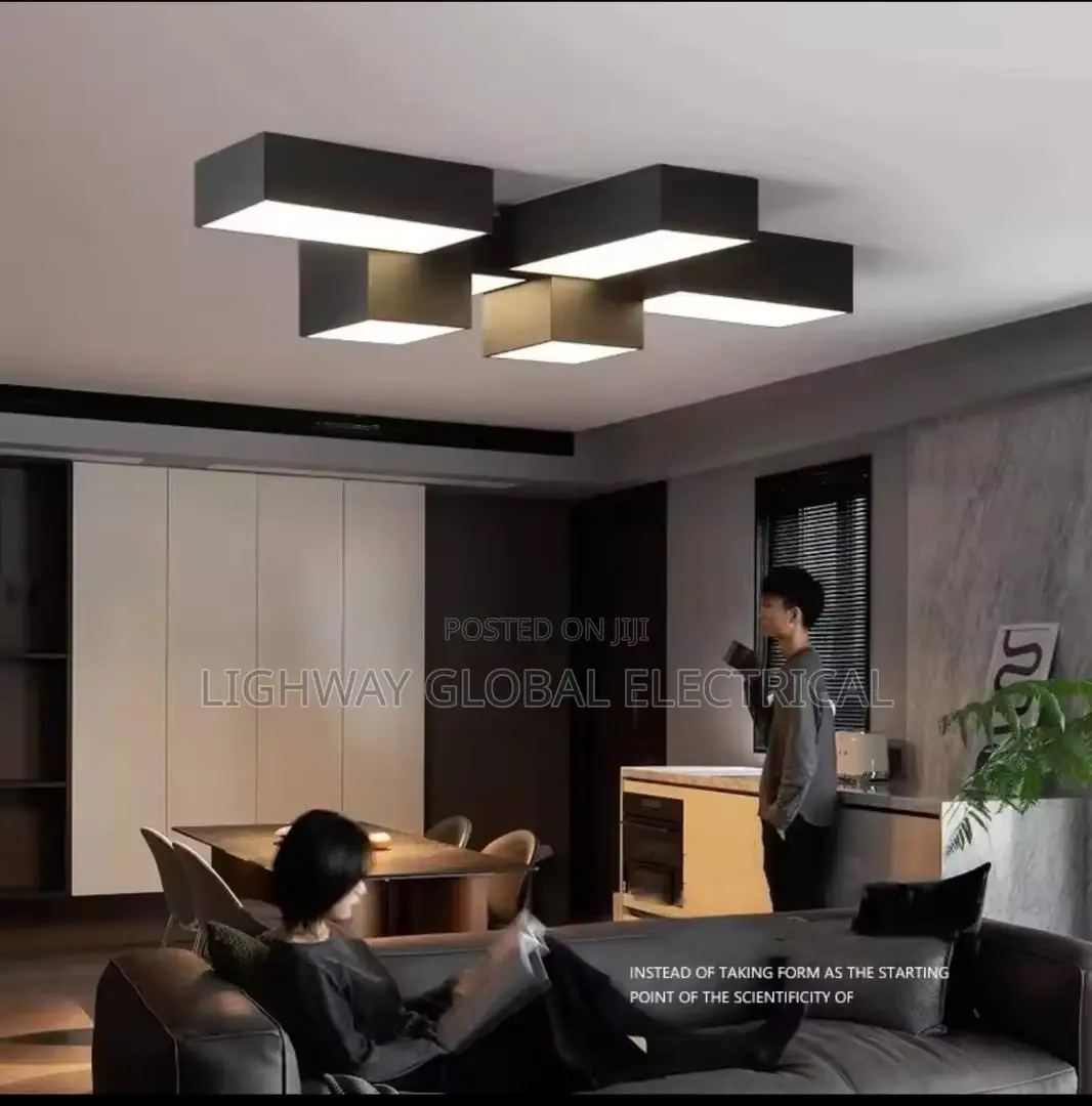 Creative Led Squre Modern Flosh Chandelier