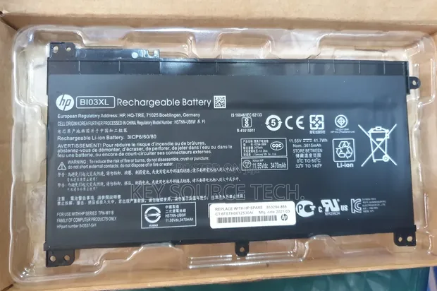 thumbnail interactive-video image 1 of BI03XL Replacement Battery For HP Pavilion X360 M3-U Series – 11.55V 42Wh 6-Cell Li-Ion 1 of 2