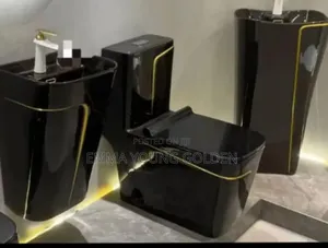 Luxury Matt Black Water Closet