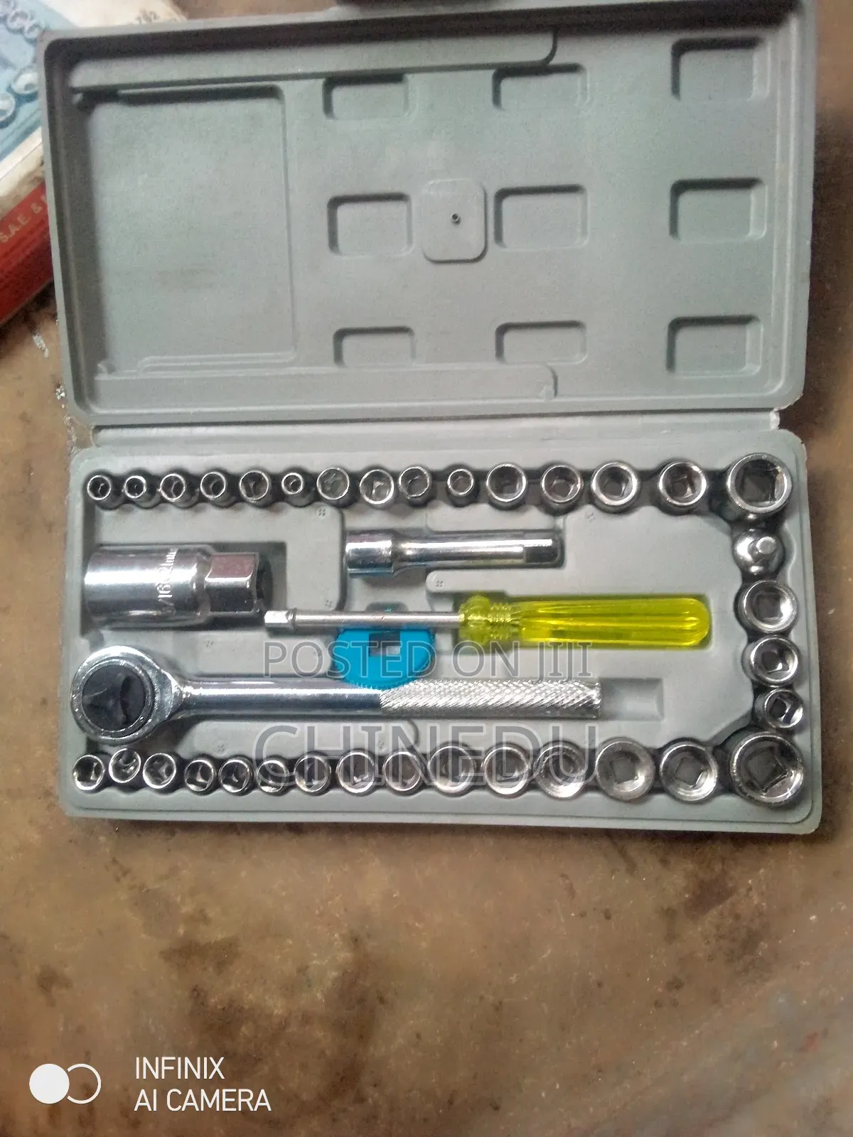 1/4" 3/8 Combination Socket Wrench