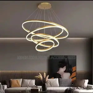 Aluminum Ring Chandelier