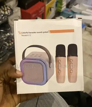 Colorful Karaoke Sounds System With 2 Mic
