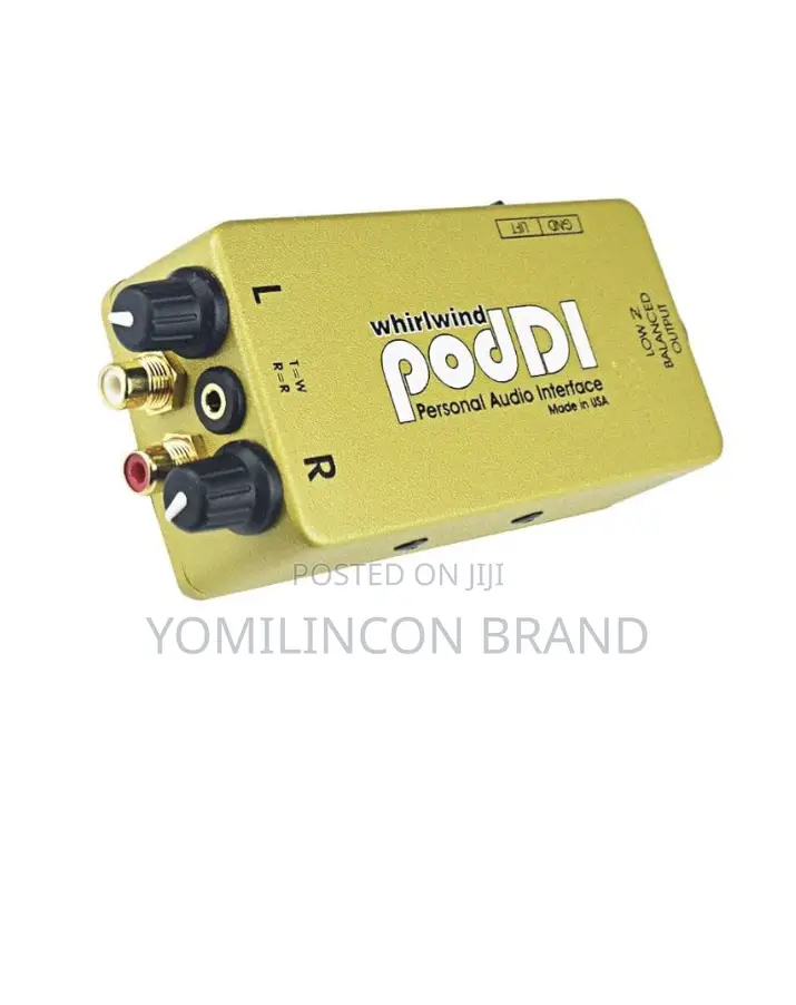 Poddi Direct Box Whirlwind Poddi 1-Channel Passive iPod/iPhone Direct Box for sale ...
