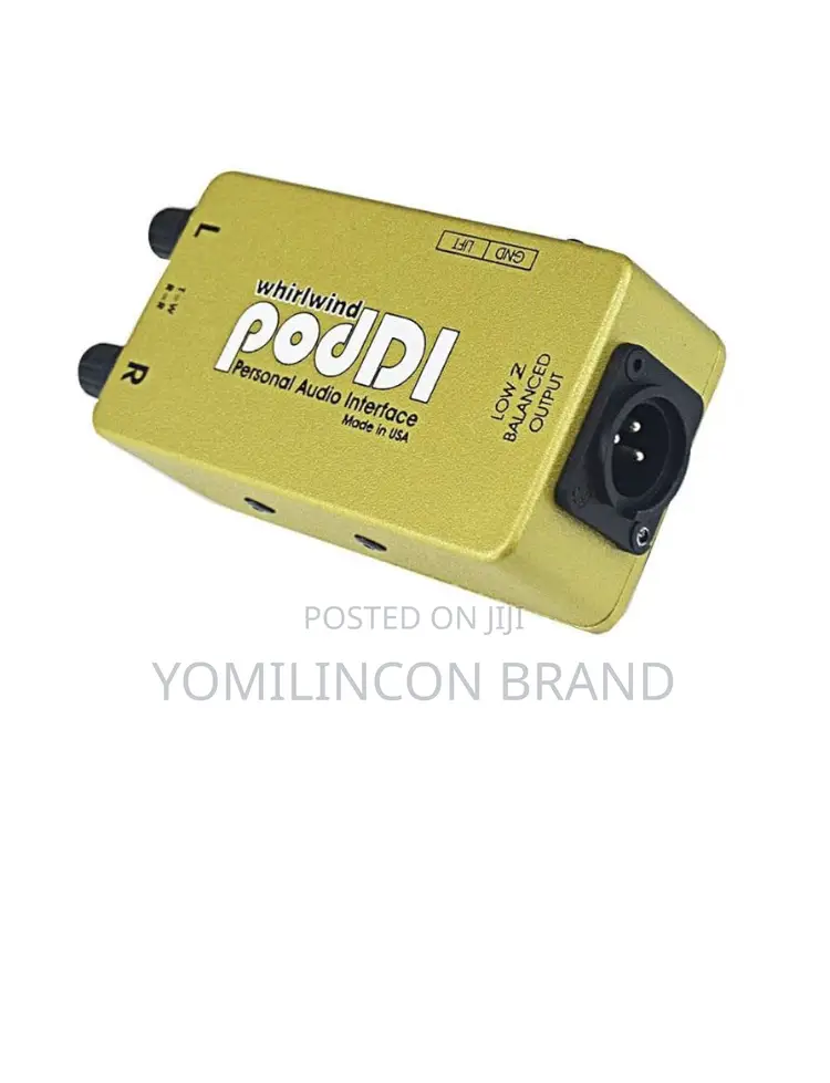 Poddi Direct Box Whirlwind Poddi 1-Channel Passive iPod/iPhone Direct Box for sale ...