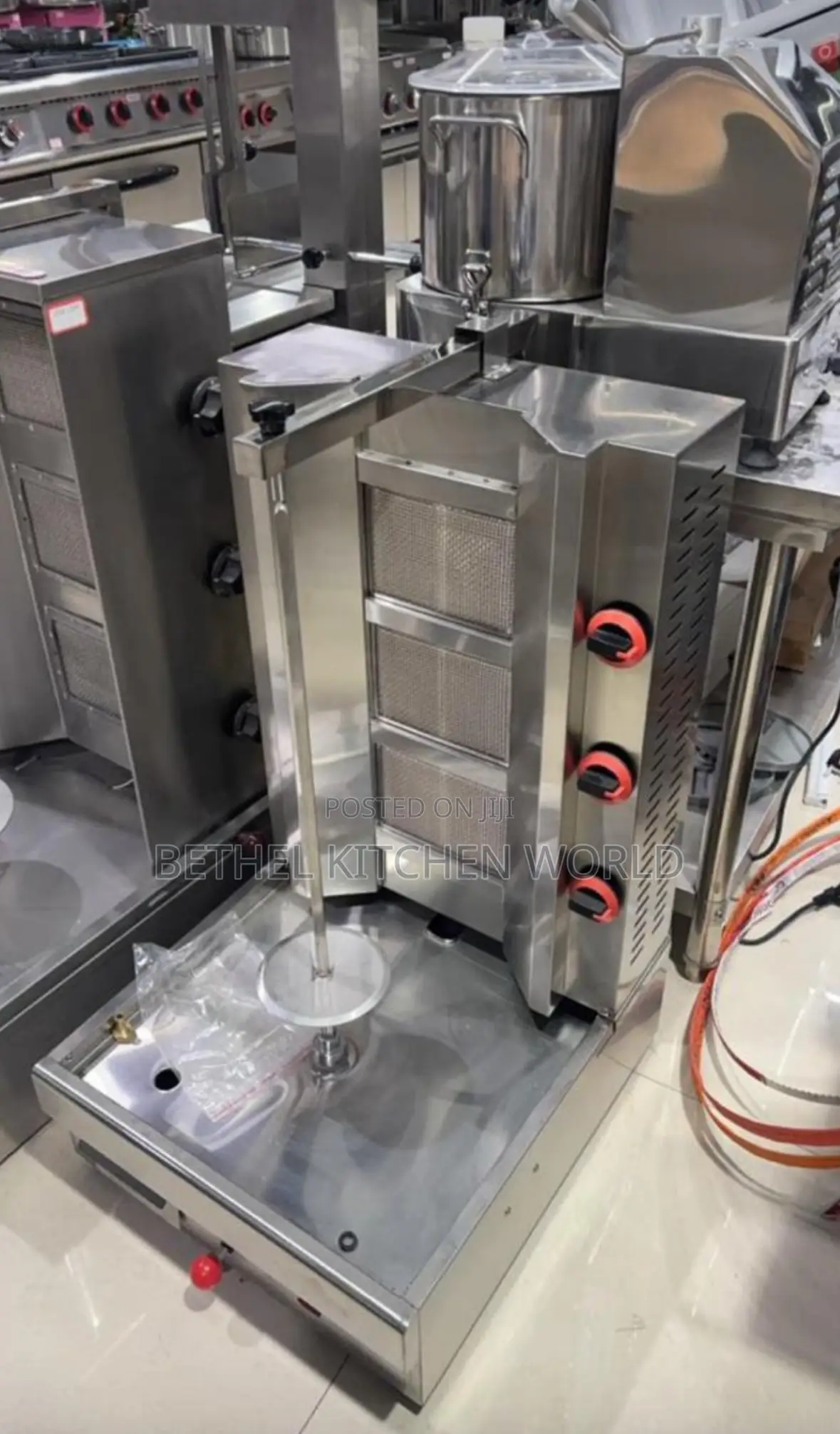 3 Burner Gas Shawarma Grill