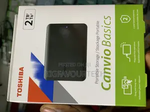 Toshiba Canvio Basics 2tb Portable External Hard Drive Usb 3.0, Black