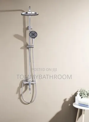 Chrome Standing Shower