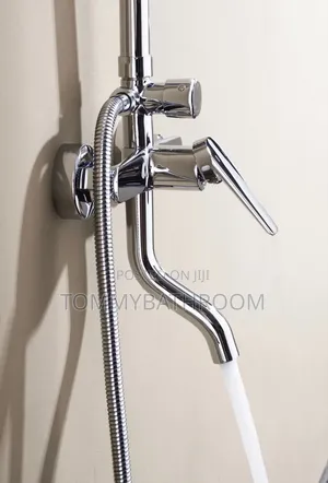 Chrome Standing Shower