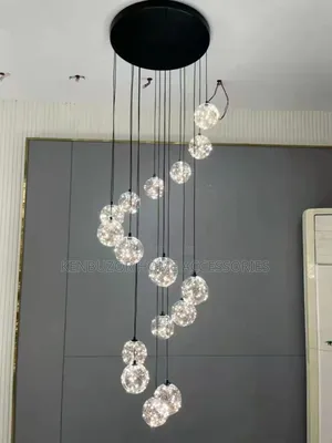 Staircase Long Spiral Chandelier Light
