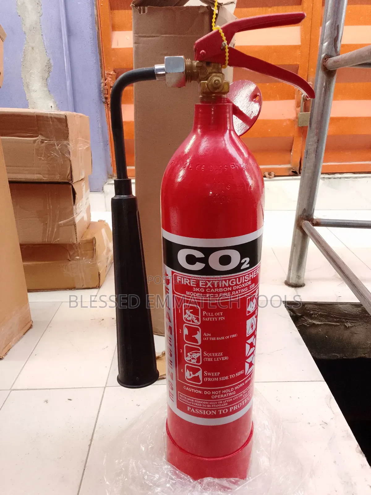Fireman 3kg Co2 Extinguisher