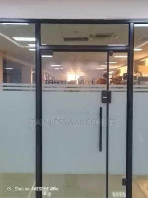 Office Sparkling Black Partition