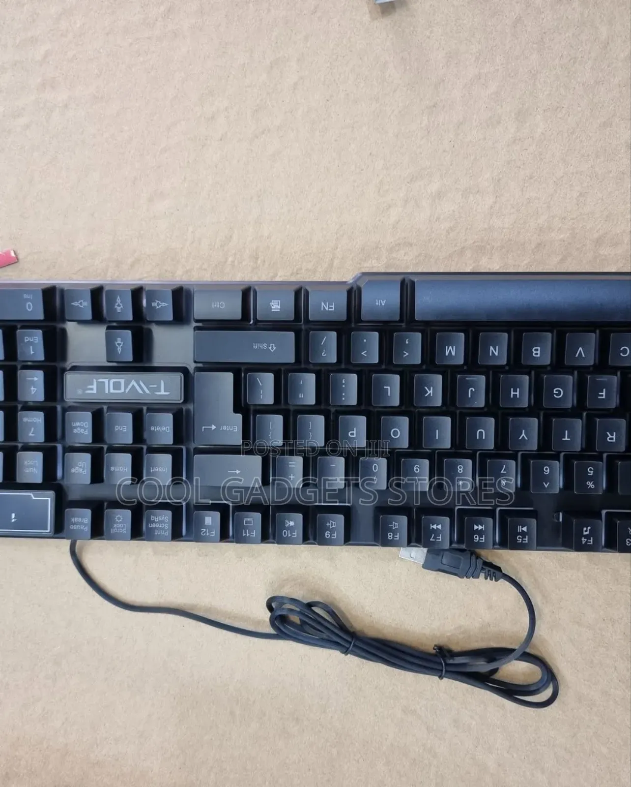 T-Wolf 4-in-1 Gaming Combo Set Backlit Led Keyboard, Mouse, Headset