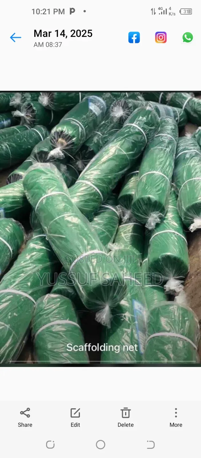 Scaffolding Net