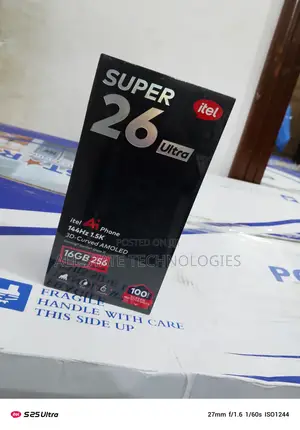 New Itel S26 Ultra 256 GB Black