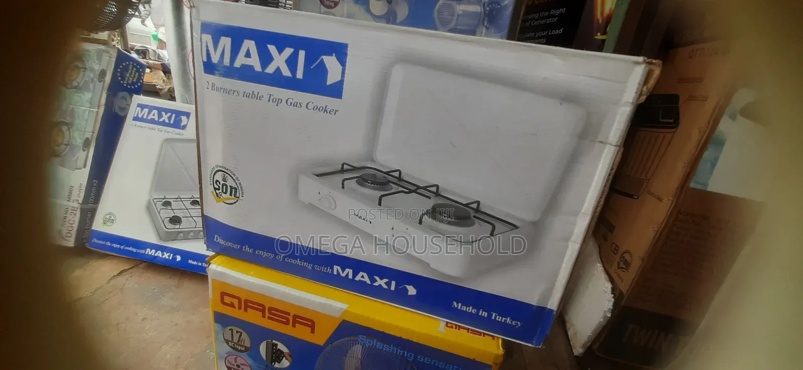 Maxi 2 Burner Table Top Gas Cooker.