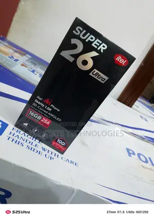 New Itel S26 Ultra 256 GB Black