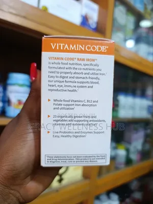Vitamin Cose Raw Iron
