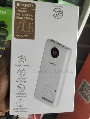 Romoss Power Bank 20,000mah,22.5w