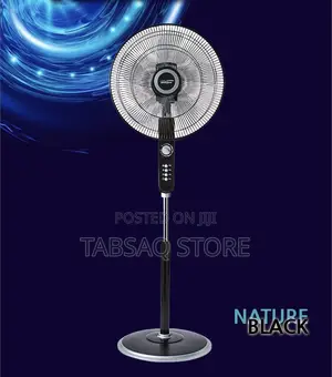 16-Inch Windpia Black Stand Fan