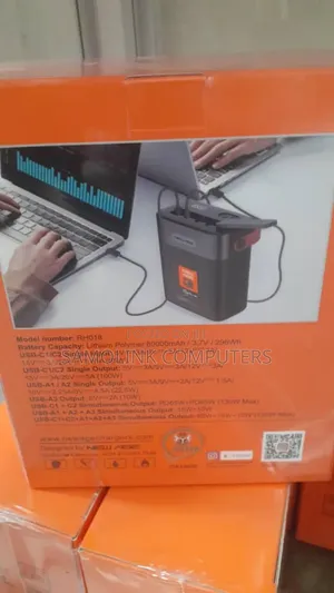 New Age 80,000mah Rh018 Laptop Power Bank 130w Fast Heavy Duty