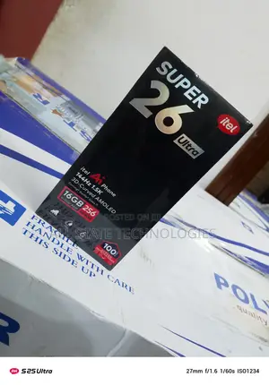 New Itel S26 Ultra 256 GB Black